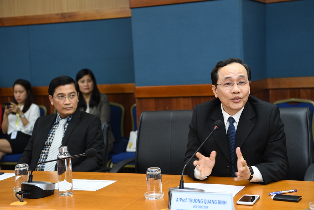 PGS TS BS. Trương Quang Bình – Phó Giám đốc Hubet5555 tải ứng dụng phát biểu tại buổi lễ